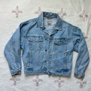 Denim trucker jacket